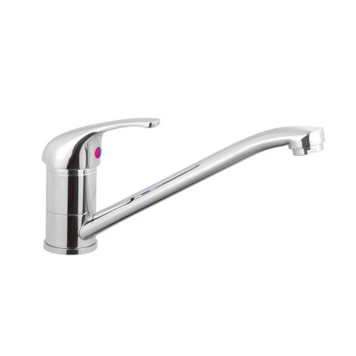 Hot selling watermark modern brass Single Handle kitchen sink long neck faucet