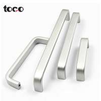 TOCO cabinet drawer u shape solid door handle aluminum handle for kitchen cabinet d shaped kitchen handles